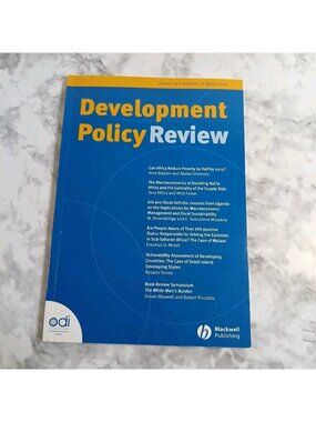 Development Policy Review Vol 25 No 2 March 2007 ODI Blackwell Publishing Journa